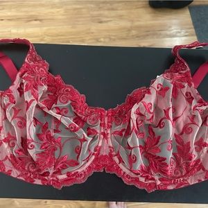 Soma Red Lace bra 44DDD
